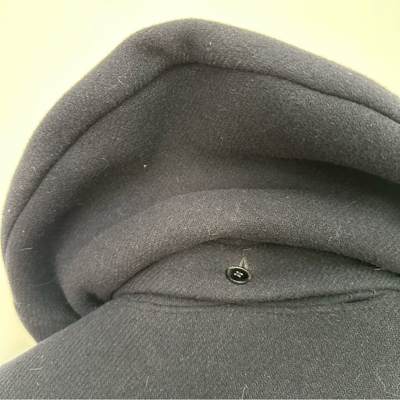 Sandro Wool and Leather Duffle Coat Size S - Picture 5 of 11